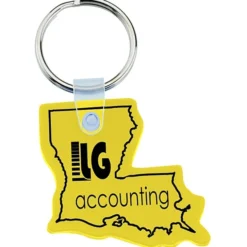 Louisiana Soft Keychain - Opaque
