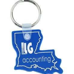 Louisiana Soft Keychain - Opaque