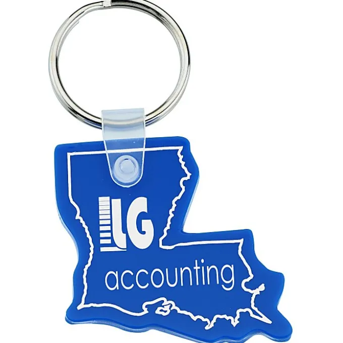Louisiana Soft Keychain - Opaque