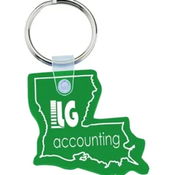 Louisiana Soft Keychain - Opaque