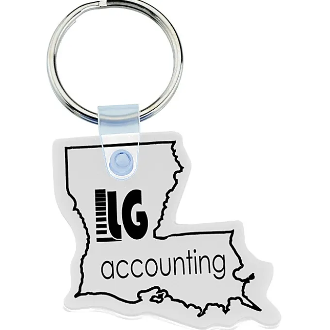 Louisiana Soft Keychain - Opaque