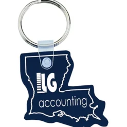 Louisiana Soft Keychain - Opaque