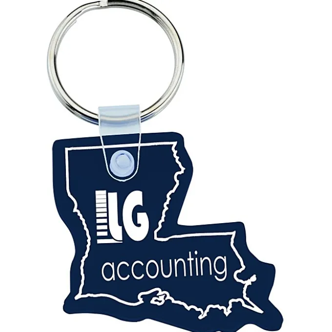 Louisiana Soft Keychain - Opaque