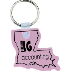 Louisiana Soft Keychain - Opaque