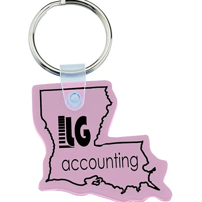 Louisiana Soft Keychain - Opaque