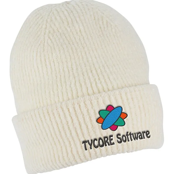 Luxe Plush Rib Knit Beanie