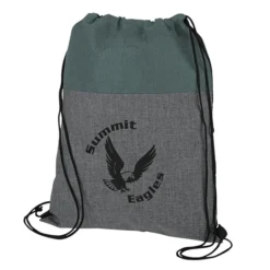 Lynford Heathered Drawstring Backpack - 24 hr