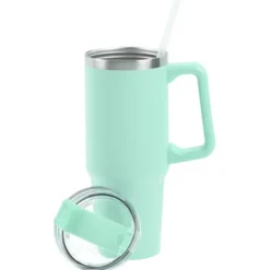 Lyon Vacuum Mug with Straw - 30 oz
