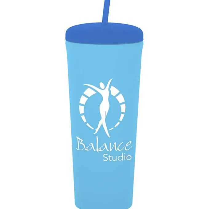 Macaron Tumbler with Straw - 26 oz.