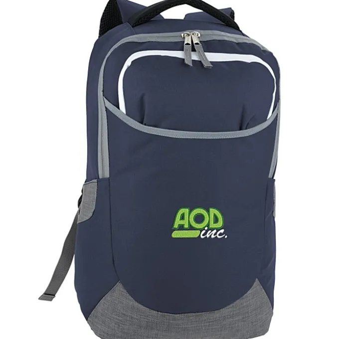 Maddox Laptop Backpack - Embroidered