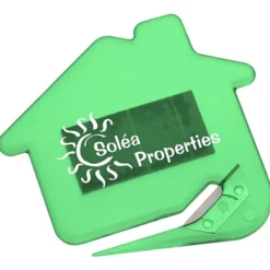 Magnetic House Shaped Letter Slitter - Translucent