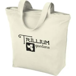 Maine Zippered 8-oz Cotton Tote