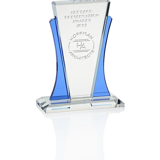 Majestic Cobalt Crystal Award