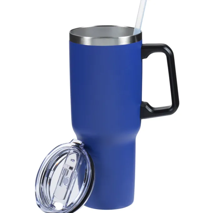 Mammoth Vacuum Mug with Straw - 40 oz. - Colors