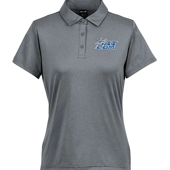Manchester Heather Jersey Stretch Polo - Ladies'