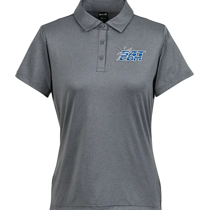 Manchester Heather Jersey Stretch Polo - Ladies'