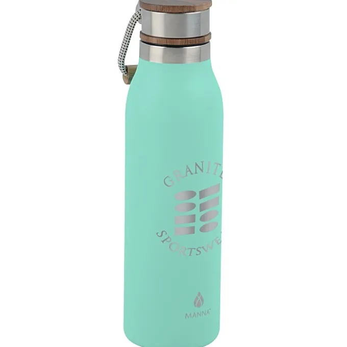 Manna Ascend Vacuum Bottle with Wood Lid - 18 oz