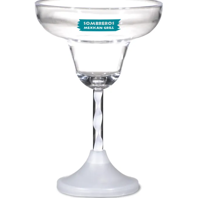 Margarita Glass with Light-Up Spiral Stem - 8 oz. - 24 hr