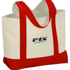 Marketplace Snap Closure Tote Bag - Embroidered