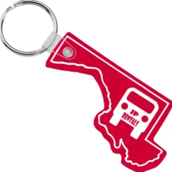 Maryland Soft Keychain - Translucent