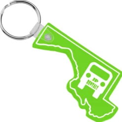 Maryland Soft Keychain - Translucent