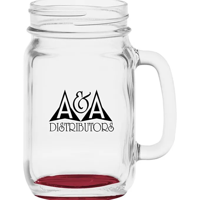 Mason Jar Mug - 16 oz - Bottom Color