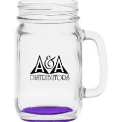 Mason Jar Mug - 16 oz - Bottom Color