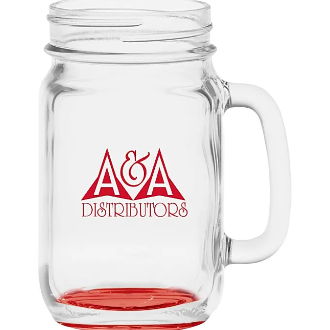 Mason Jar Mug - 16 oz - Bottom Color