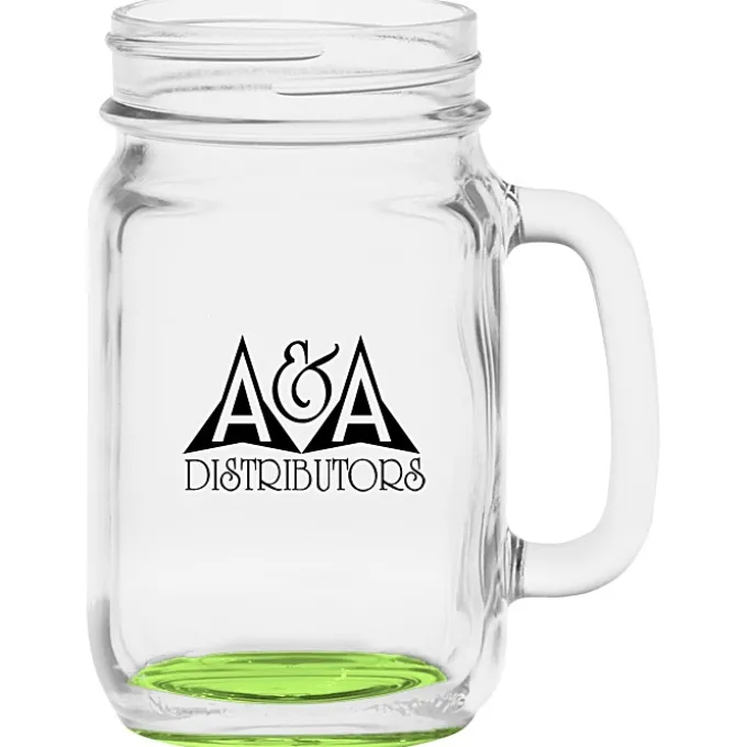 Mason Jar Mug - 16 oz - Bottom Color