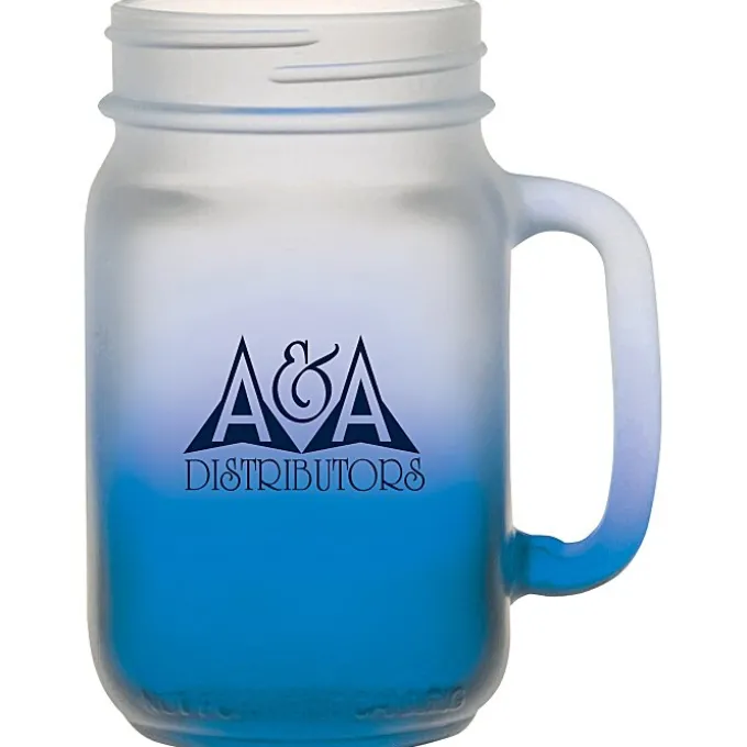 Mason Jar Mug - 16 oz - Frosty Color
