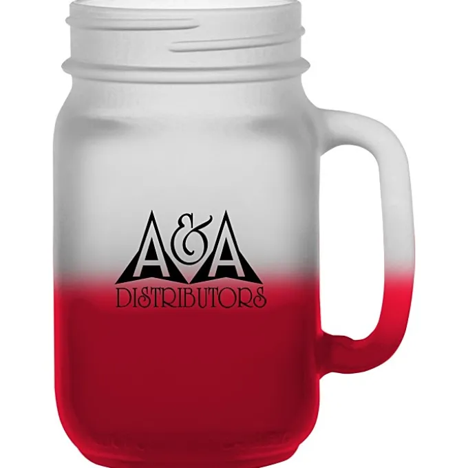 Mason Jar Mug - 16 oz - Frosty Color