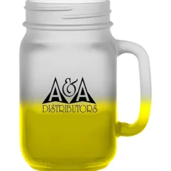 Mason Jar Mug - 16 oz - Frosty Color