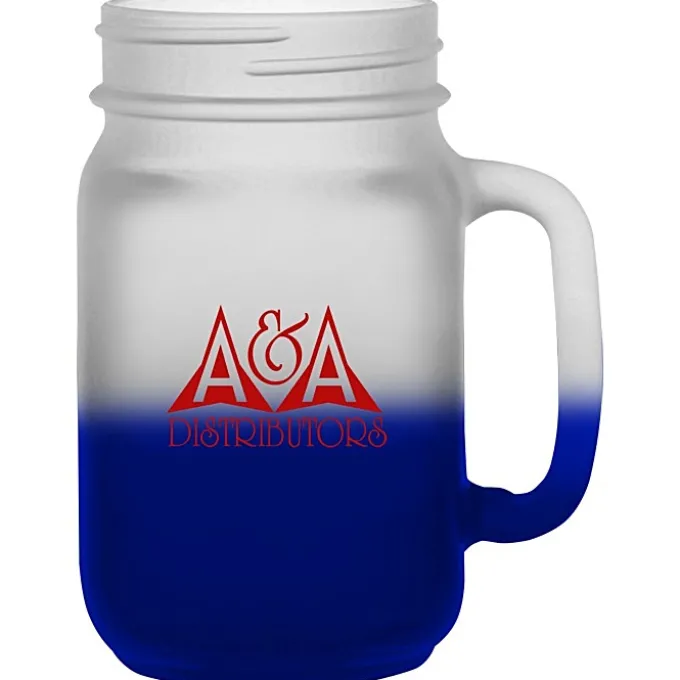 Mason Jar Mug - 16 oz - Frosty Color