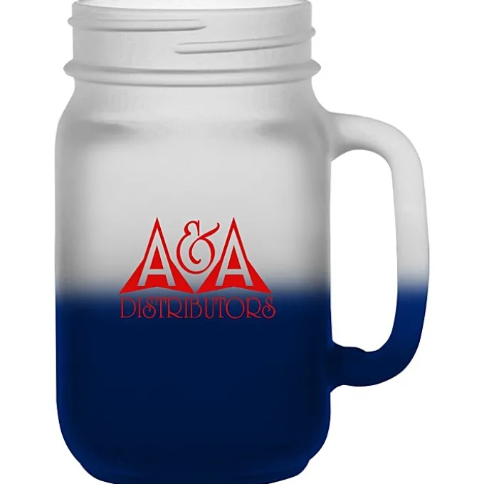Mason Jar Mug - 16 oz - Frosty Color