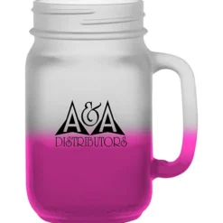 Mason Jar Mug - 16 oz - Frosty Color