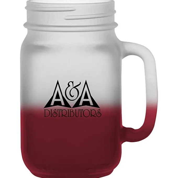 Mason Jar Mug - 16 oz - Frosty Color
