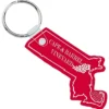 Massachusetts Soft Keychain - Translucent