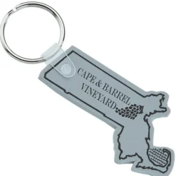 Massachusetts Soft Keychain - Opaque
