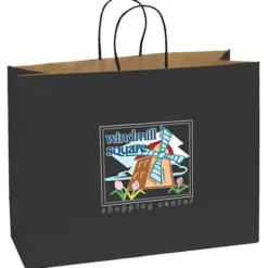 Matte Shopping Bag - 12 inches x 16 inches - Colored - Full Color