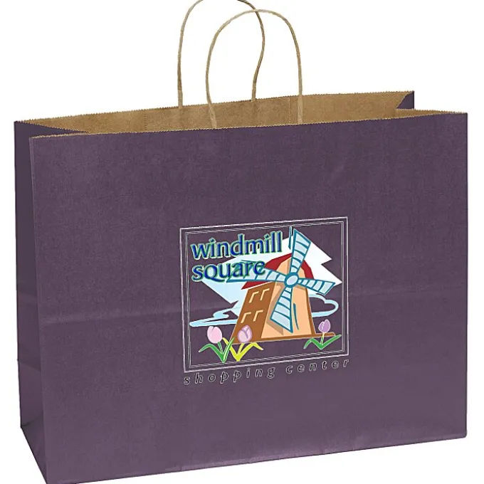 Matte Shopping Bag - 12 inches x 16 inches - Colored - Full Color