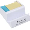 Media Stand with Adhesive Notes - Opaque
