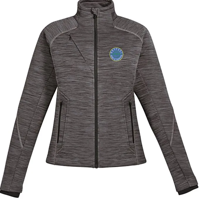Melange Bonded Fleece Jacket - Ladies'