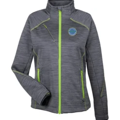 Melange Bonded Fleece Jacket - Ladies'