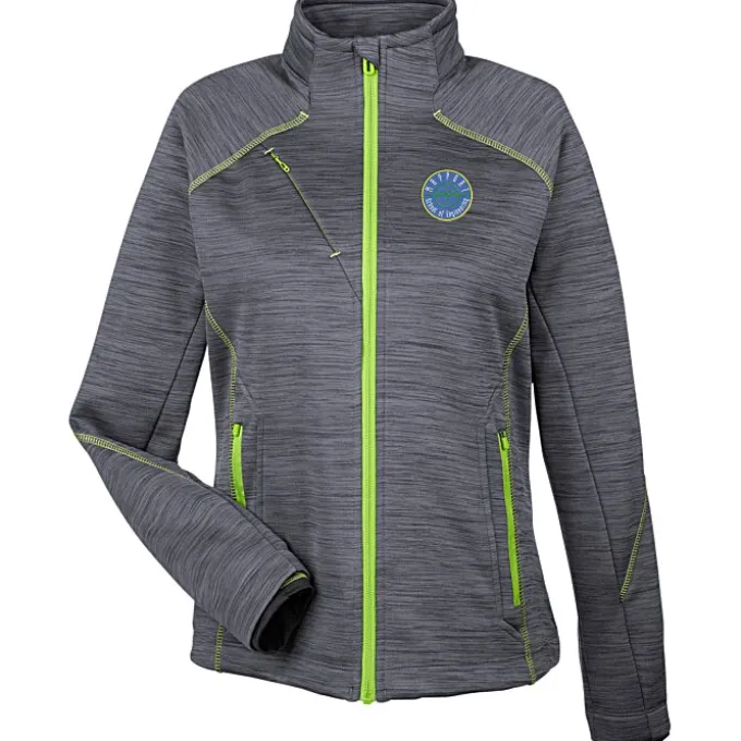Melange Bonded Fleece Jacket - Ladies'