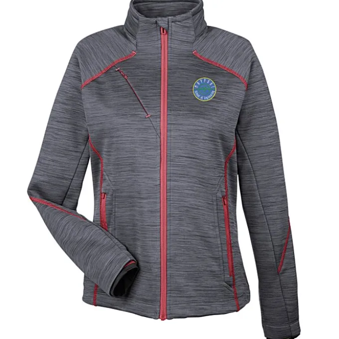 Melange Bonded Fleece Jacket - Ladies'