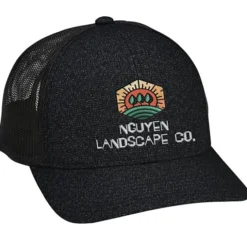 Melange Heather Low Profile Trucker Cap