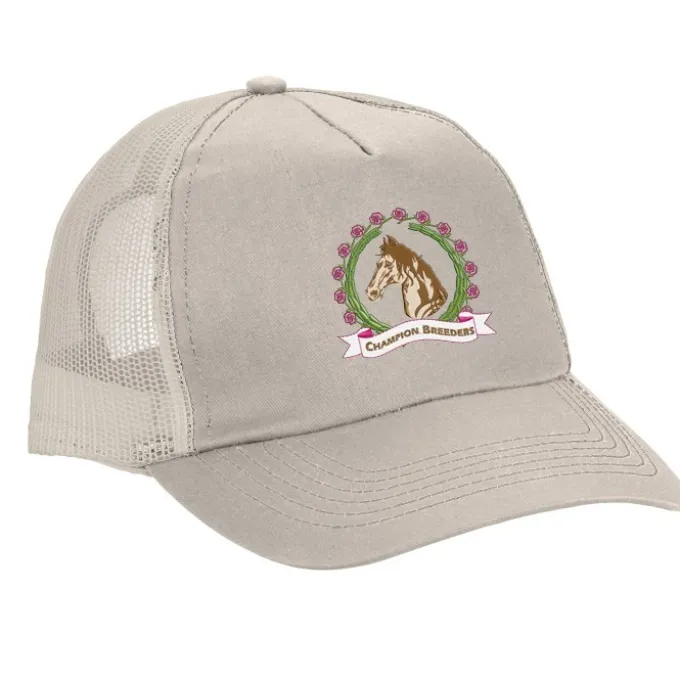 Mesh Back Trucker Cap - Embroidered