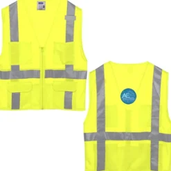 Mesh Six-Pocket Zippered Vest