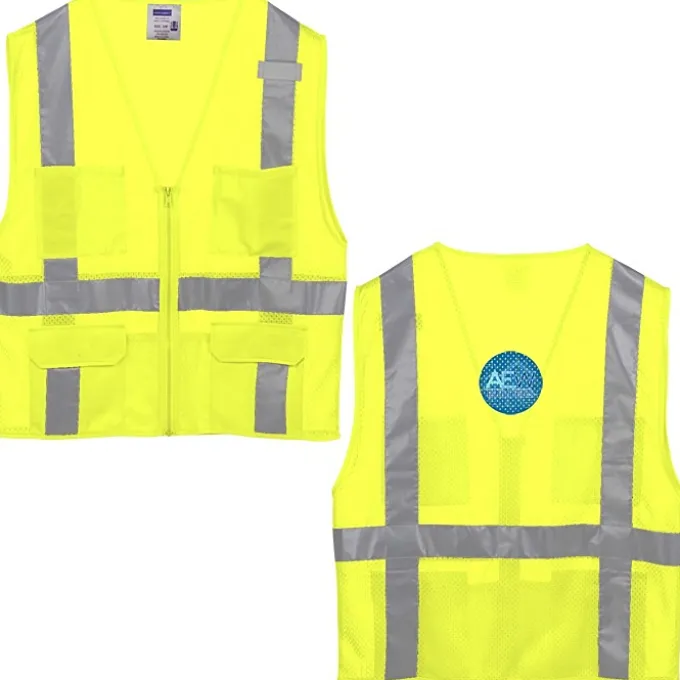 Mesh Six-Pocket Zippered Vest
