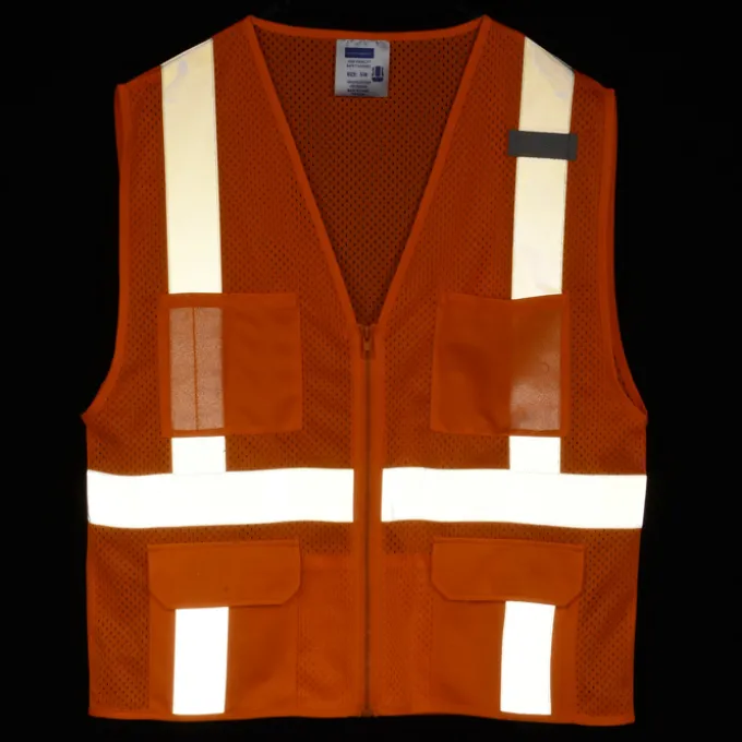 Mesh Six-Pocket Zippered Vest